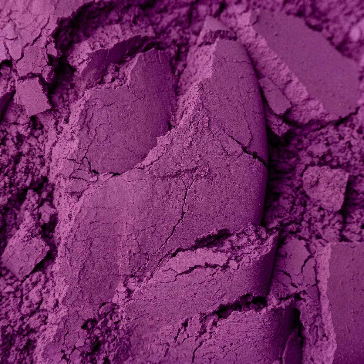 Close-up of purple ube powder used for ube ice cream
